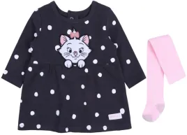 sukienka-w-kropki-z-kotka-marie-rajstopy-80-cm
