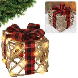 jutowy-prezent-z-kokarda-led-ozdoba-swiateczna-20cm