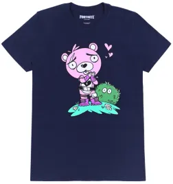 granatowa-koszulka-z-rozowym-misiem-fortnite-s