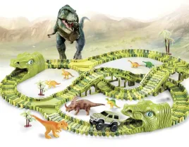 tor-samochodowy-dla-dzieci-dino-park-wyscigowy-zestaw-240-el-dinozaury