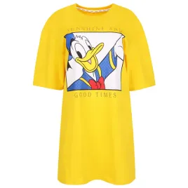 disney-kaczor-donald-bawelniania-damska-koszulka-nocna-oversize-xs