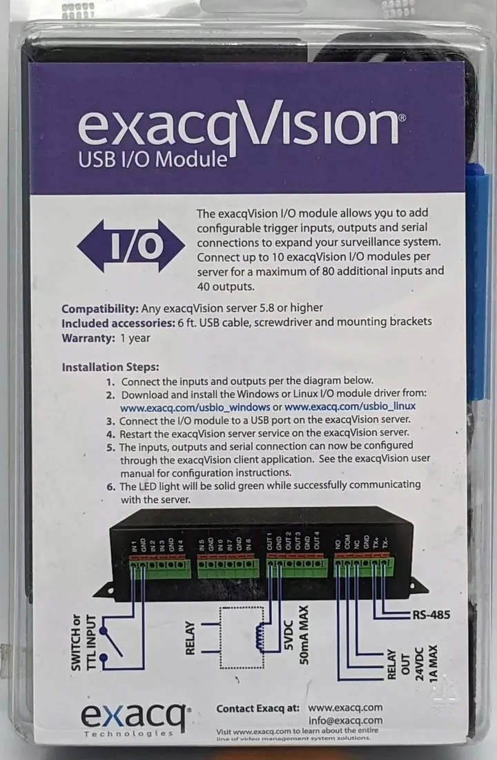 modul-przekaznikowy-i-o-module-exacqvision-usb-i-o-module