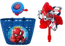 spiderman-koszyk-koszyczek-na-rower-hulajnoga-dzwonek-wiatrak-dla-dzieci