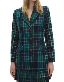 wielokolorowa-dopasowana-marynarka-w-krate-dlugi-rekaw-rozpinana-guziki