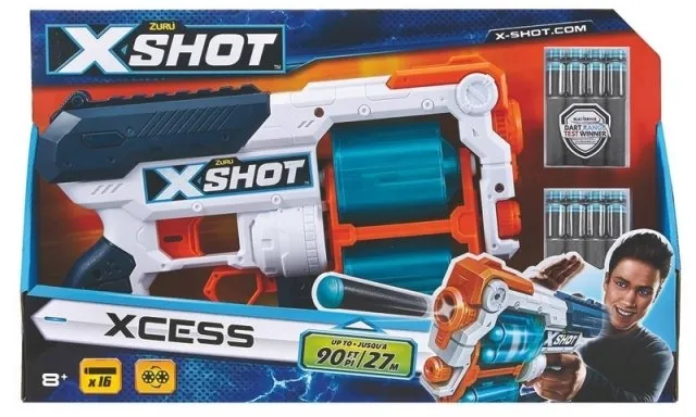 zuru-36436-x-shot-xcess-blaster-tk-12-pistolet-material-plastik