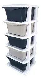 kosz-na-zabawki-mpmax-wielokolorowy-tworzywo-sztuczne-5-szuflad