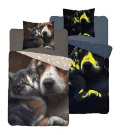 komplet-poscieli-detexpol-160-x-200-cm-wielokolorowy