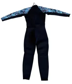kombinezon-do-nurkowania-rozmiar-l-dlugi-rekaw-czarny-z-tropikalnym-wzorem