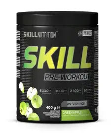 skill-nutrition-pre-workout-green-apple-400g