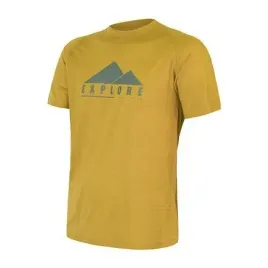 sensor-t-shirt-meski-merino-air-pt-tee-ss-mustard-explore-rozmiar-xxl