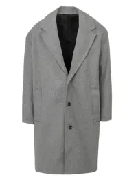 szary-melanz-plaszcz-przejsciowy-klasyczny-na-guziki-dlugi-rekaw