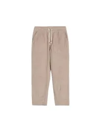 bezowe-teksturowane-dlugie-spodnie-zwezane-nogawki-kieszenie