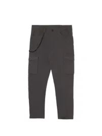 proste-klasyczne-dlugie-szare-bawelniane-spodnie-cargo-lancuch-30