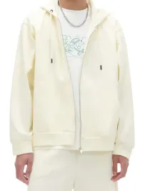 kremowa-klasyczna-rozsuwana-bluza-luzna-dlugi-rekaw-kaptur-kieszenie-l