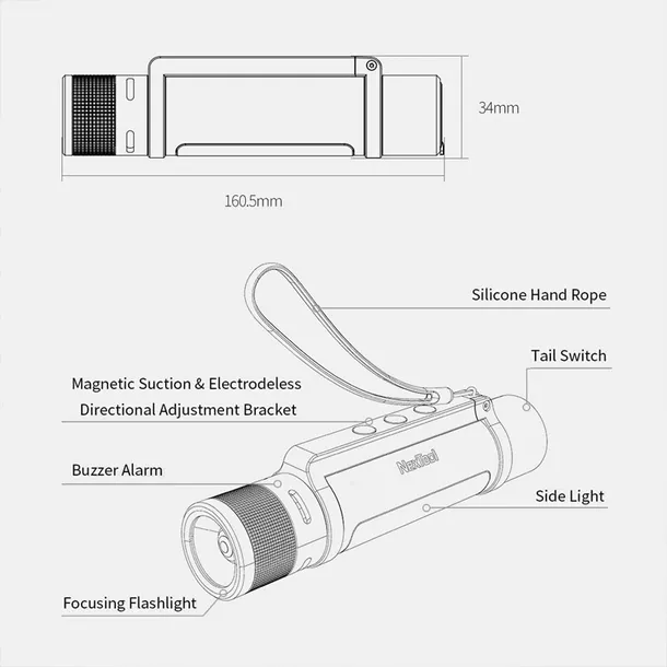 latarka-klasyczna-nextool-1000-lm-led-klasa-wodoszczelnosci-ipx-4
