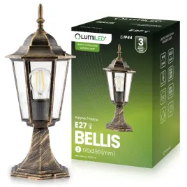 lampa-ogrodowa-zewnetrzna-stojaca-latarnia-slupek-40cm-led-e27-patyna-ip44