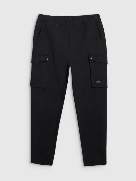 4f-spodnie-dresowe-meskie-joggery-z-kieszeniami-4fwss25ttrom0990-czarne-material-dominujacy-bawelna