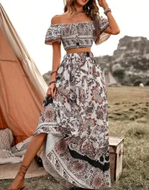 komplet-spodnica-maxi-top-odkryte-ramiona-guziki-marszczenie-shein-40-42