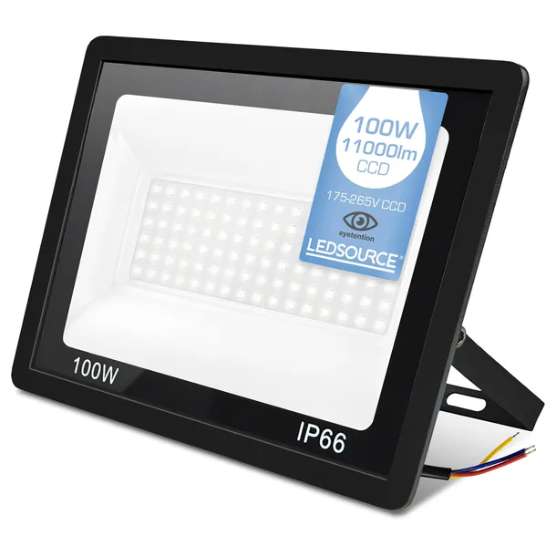 Halogen Reflektor 100W 11000lm Lampa Robocza Naświetlacz Wodoodporny Slim
