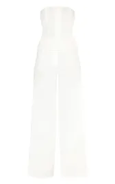 bialy-klasyczny-kombinezon-szeroka-nogawka-gladki