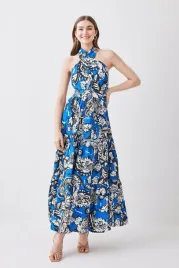sukienka-niebieska-maxi-wzorzysta-z-lnem-pasek-karen-millen-36