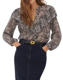 wielokolorowa-wzorzysta-szyfonowa-koszula-z-falbana-dlugi-rekaw