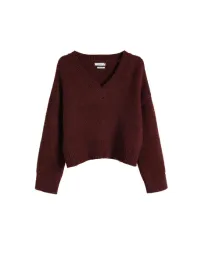 reserved-sweter-damski-czerwony-klasyczny-do-pasa-rozmiar-l