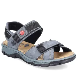 rieker-sandaly-damskie-68851-14-niebieski-plaski-obcas-rozmiar-39