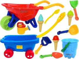 zestaw-do-piasku-taczka-wozek-konewka-lopatka-grabki-wiaderko-foremki-lody