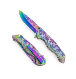 noz-skladany-teczowy-wzor-marihuany-edc-kompaktowy