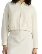 krotka-kurtka-z-kolnierzem-kremowa-na-zamek-z-kieszeniami-gladka