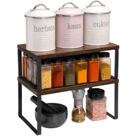 polka-kuchenna-gockowiak-drewniana-czarna-dab-postarzany-2-poziomy