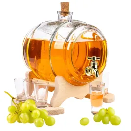 beczka-4l-na-bimber-whisky-wino-kranik-kieliszki
