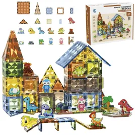 konstrukcyjne-klocki-magnetyczne-park-dinozaurow-116-el