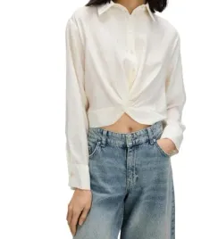 kremowa-koszula-krotka-rozpinana-splot-dlugi-rekaw-gladka-klasyczna-m