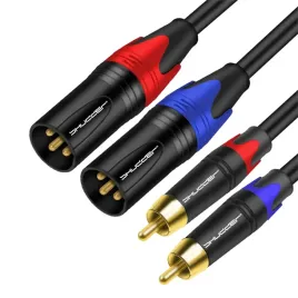 kabel-2x-rca-2x-xlr-1m-shudder-premium-wtyk-2xlr-wtyk-2rca