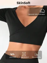 komplet-czarny-sportowy-elastyczny-top-dlugi-rekaw-spodnie-dzwony-shein-m