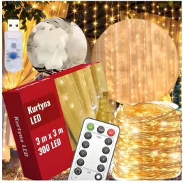kurtyna-swietlna-ledy-3x3-m-300-led-okno-balkon-elewacja-ciepla-barwa-pilot