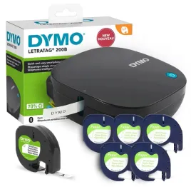 drukarka-dymo-letra-tag-200b-5-bialych-papierowych-tasm-tasma-gratis