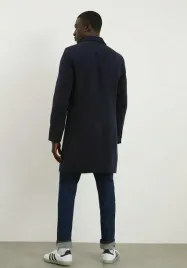 granatowy-elegancki-plaszcz-jednorzedowy-prosty-dlugi-rekaw-burton-l