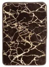 dywaniki-lazienkowe-marlene-kpl-2-szt-brazowy-stylowy-zloty-wzor-miekkie