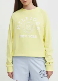 bluza-damska-tommy-hilfiger-zolta-bawelniana-3xl-bez-kaptura