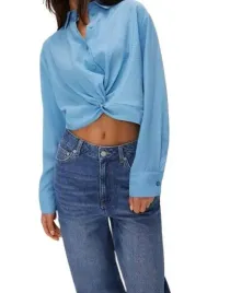 krotka-prosta-klasyczna-niebieska-koszula-kolnierzyk-dlugi-rekaw-xs