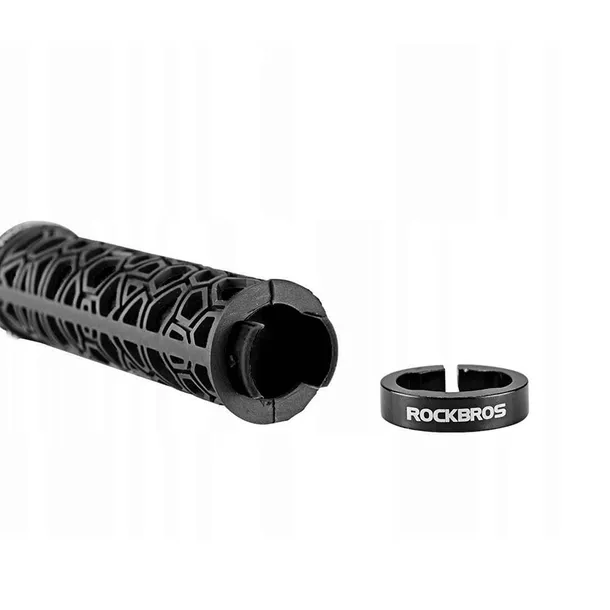 gripy-rowerowe-chwyty-z-gumy-przyczepne-sr-22mm-czarne-waga-z-opakowaniem-0-13-kg