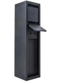 lutec-slupek-ogrodowy-elektryczny-2xschuko-ip54-czarny-31-cm