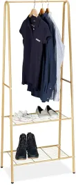 relaxdays-sandra-wieszak-na-ubrania-2-polki-160x615x38-cm-metal-miodowy