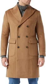 find-meski-cieply-dlugi-plaszcz-welna-brazowy-xs