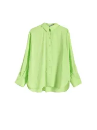 zielona-luzna-gladka-koszula-z-dlugim-rekawem-kolnierzyk