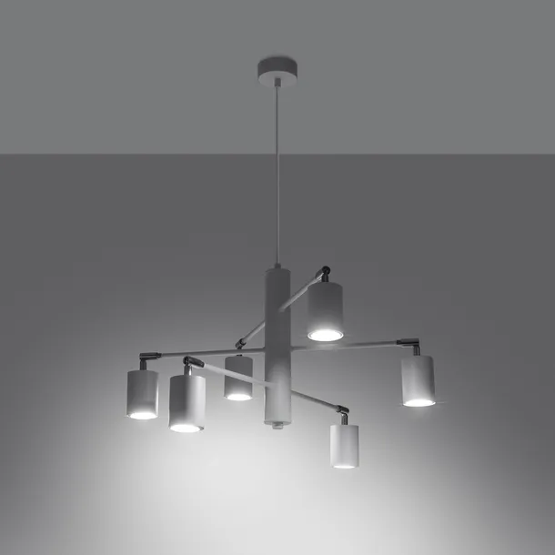 lampa-wiszaca-nowoczesna-biala-reflektorki-regulowane-6-pkt-sollux-dlugosc-wysokosc-125-cm