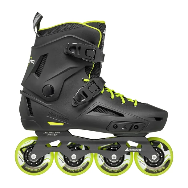 rolki-rollerblade-lightning-black-lime-39-40-klasa-lozysk-abec-7